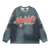 Hellstar Long Sleeve Shirts Hip-hop loose oversize